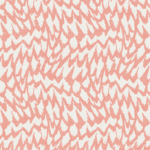 Pre-Order Abstract Feathers Peach And White Textured Bird Wing Animal Print