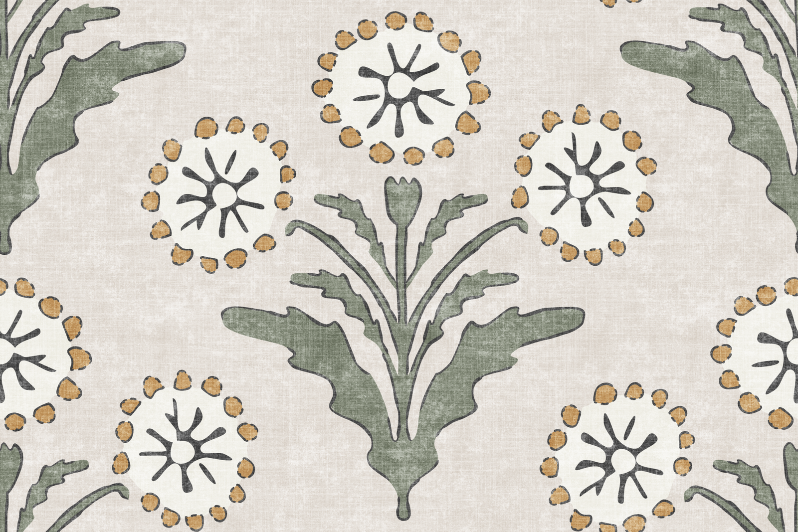 Textured-Rustic-Botanical-Dandelions-Block-Print-in-Green-and-Yellow.png
