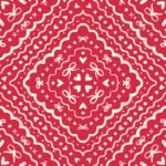 Pre-Order Valentine Patchwork Red Bandana Cowgirl Theme Hearts Bows Love