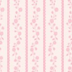 Pre-Order Vintage Garden Floral Vines Lace Stripe Grand Millennial Pink Blush Ivory