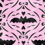 Pre-Order Bats and Ribbons Bats and Bows Pink Halloween
