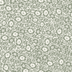 Pre-Order Scandinavian Dense Ditsy Folk Daisy Botanical Florals Ivory Artichoke Sage