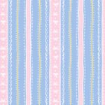 Pre-Order Preppy Stripe Pastel Blue Easter Theme Grandmillennial Cottage Core