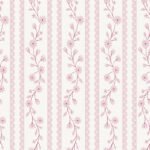 Pre-Order Vintage Garden Floral Vine Lace Stripes Grand Millennial Ivory Blush Pink