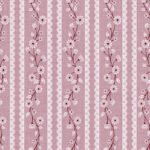 Pre-Order Vintage Garden Floral Vine Lace Stripe Grand Millennial Burgundy Blush Ivory
