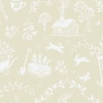 Pre-Order Storybook Bunny Cottage Toile Yellow