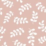 Pre-Order Coastal Marine Plants Minimal Scattered Seaweed Salmon Pink