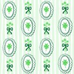 Pre-Order St. Patrick's Day Theme Shamrock Clovers Preppy Grandmillennial