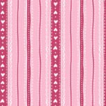 Pre-Order Valentine Stripe Hearts Valentine Preppy Pink Grandmillennial