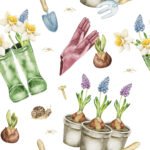 Pre-Order Green Boots And Spring Flowers