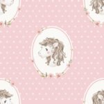 Pre-Order Amber Horse In Blush Small Dots