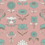 Pre-Order Art Nouveau Flowers Pink