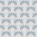 Pre-Order Art Deco Grey and Blue