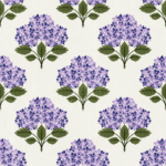 Pre-Order Grandmillennial Hydrangeas Block Print Style Ver D