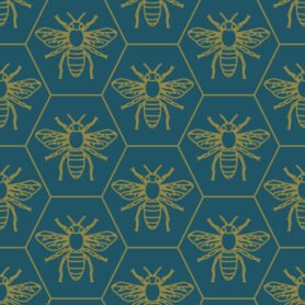 Pre-Order Bees Knees Quilt Teal