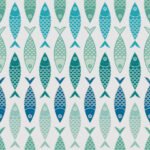 Pre-Order Boho Fishes Blue Green