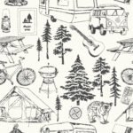 Pre-Order Camping Toile Grey