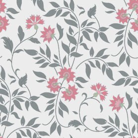 Pre-Order Chintz Floral Grey And Pink