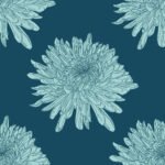 Pre-Order Chrysanthemum Turquoise