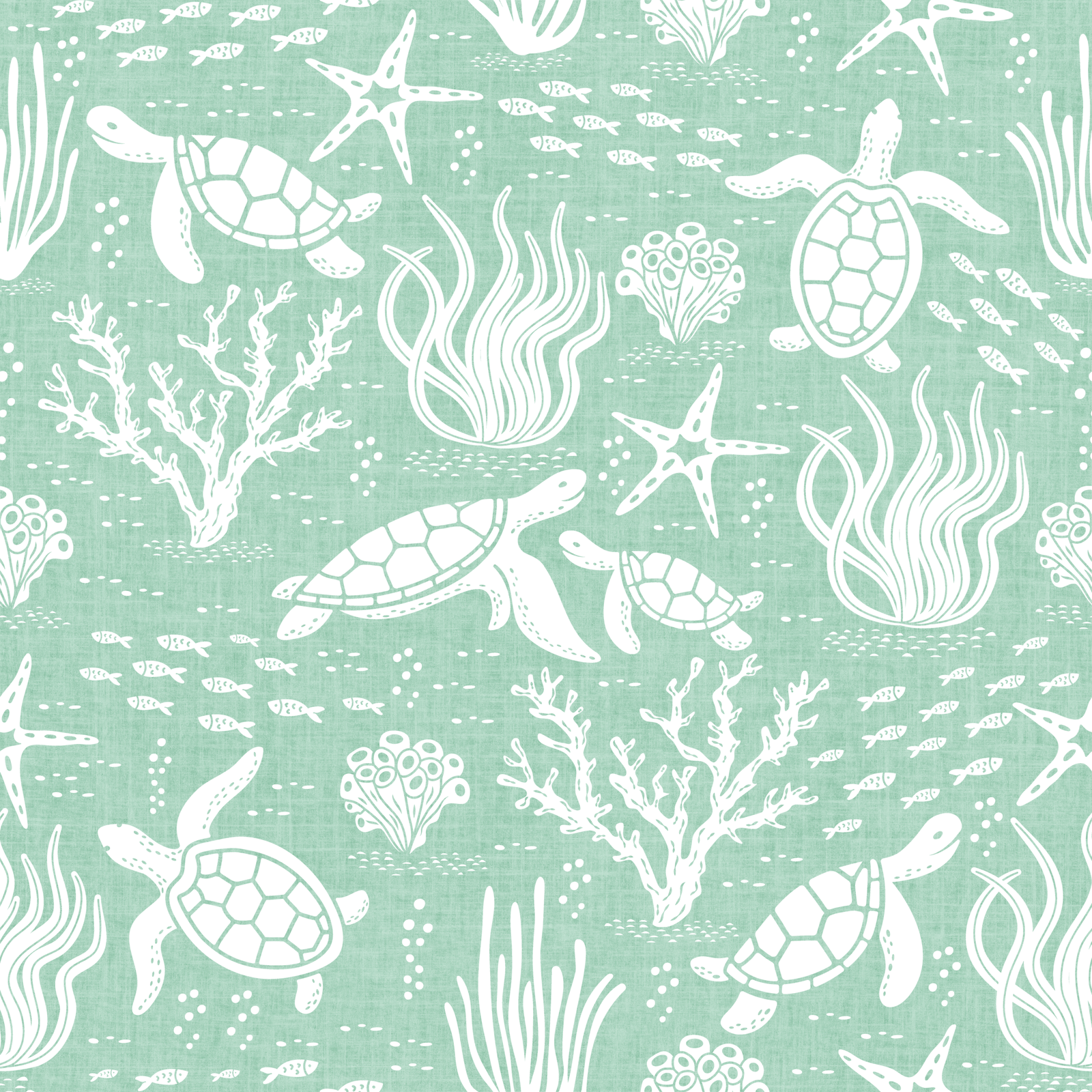 Coastal-Ocean-Life-with-Cute-Sea-Turtles-and-Fish-in-Seafoam-Green.png