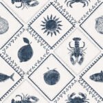 Pre-Order Coastal Quilt Motifs Blue