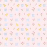 Pre-Order Gingham Floral Birds