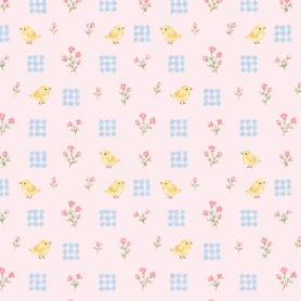 Pre-Order Gingham Floral Birds