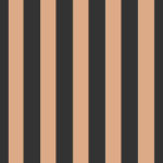 Pre-Order Halloween Classic Cabana Stripes Farmhouse Country Boho Peach Black Coral