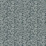 Pre-Order Lace Leaf Stripe in Teal and White