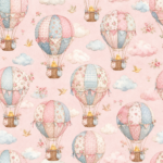 Pre-Order Pink Patchwork Hot Air Balloons