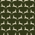 Pre-Order Reindeer Reverie Green and Ivory