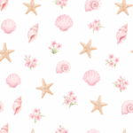 Pre-Order Seaside Shells on White