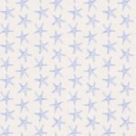 Pre-Order Small Starfish Coastal Retro Summer Periwinkle White