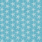 Pre-Order Small Starfish Coastal Retro Summer Turquoise White