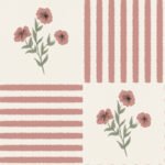 Pre-Order Wildflowers French Country Checker Vintage Pink
