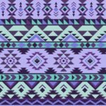 Pre-Order Colorful Aztec Pattern Southwest Tribal Geometric Purple Lilac Light Turquoise