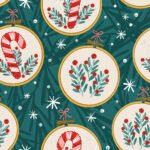 Pre-Order Holiday Festive Pattern Embroidery Craft Pattern