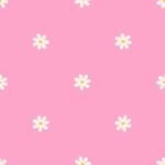 Pre-Order Minimal Playful Floral Small Sparse Flowers Pink White
