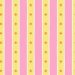 Pre-Order Playful Retro Modern Circus Stripes With Stars Pink Soft Yellow