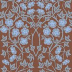 Pre-Order Geranium Arts And Crafts Botanical Calm Blue Terra Cotta
