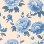 Pre-Order Grandmillennial Floral Blue 3 Large