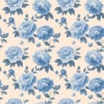 Pre-Order Grandmillennial Floral Blue 3 Medium