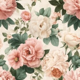 Pre-Order Grandmillennial Floral Dusty Pink 1 Large