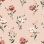 Pre-Order Grandmillennial Floral Dusty Pink 4 Large