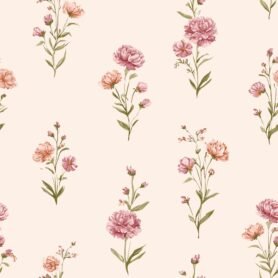 Pre-Order Grandmillennial Floral Dusty Pink 6 Large