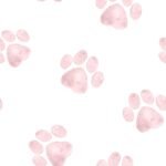 Pre-Order Dog Paws Print Pink