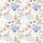 Pre-order Busy Watercolor Floral Design Hand Painted