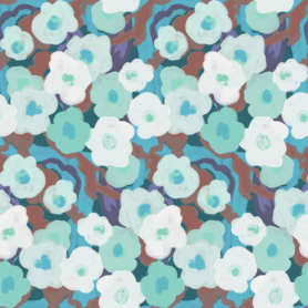Pre-Order Blanket Of Flowers Aqua
