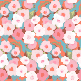 Pre-Order Blanket Of Flowers Bubblegum