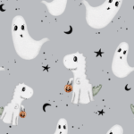 Pre-Order Boo-tastic Dino Ghosts Gray